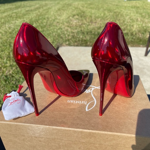 New Christian Louboutin So Kate Psychic Red Heels - Picture 7 of 10